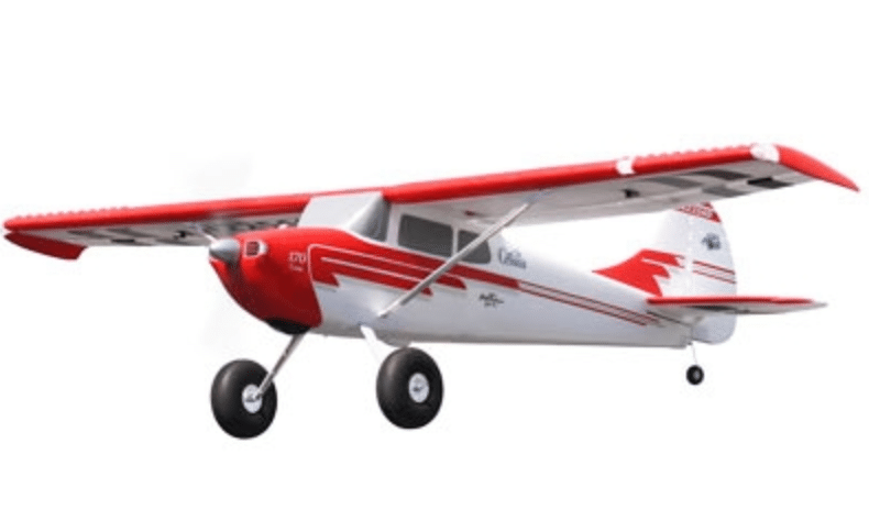 Cessna 170 Red RC airplane